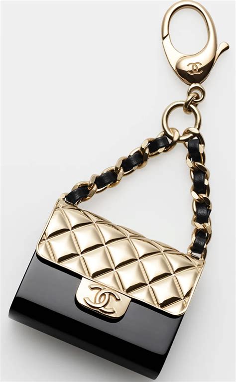 chanel bag keyring